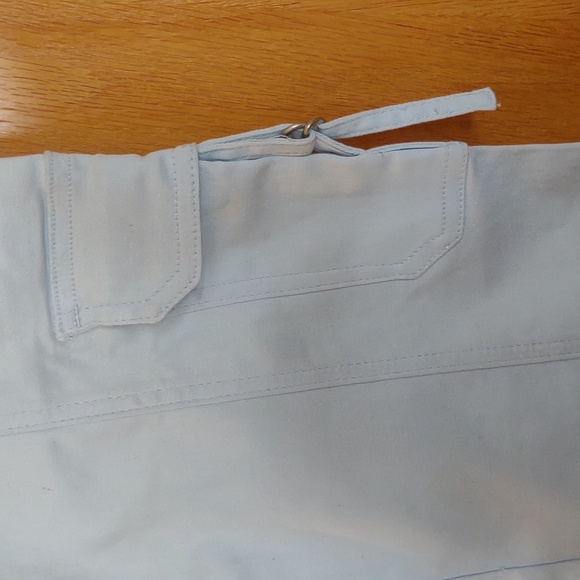 Action Garment USA light blue pants girls size small jeans drawstring waist NEW! - Picture 5 of 10